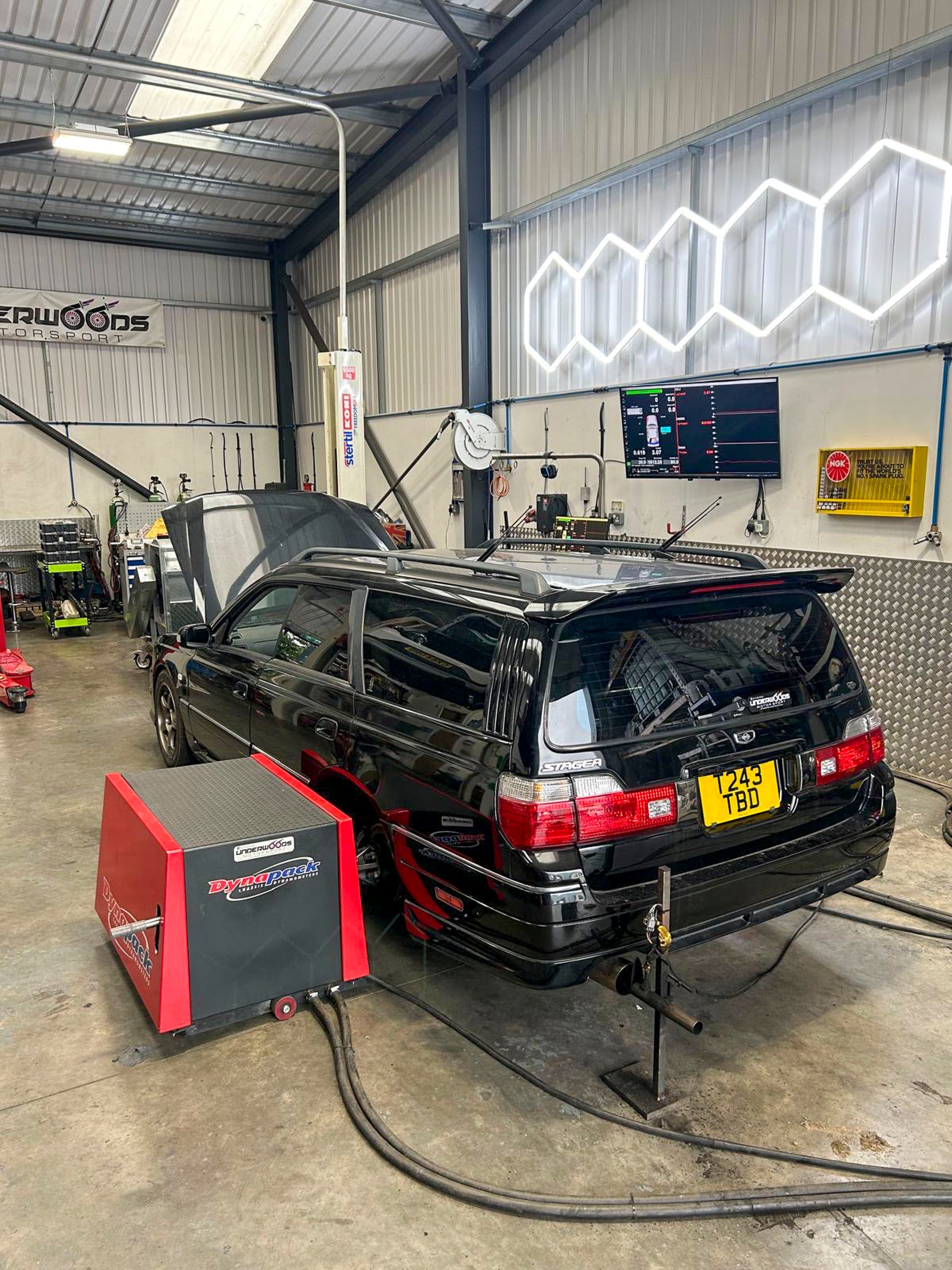 car on dyno